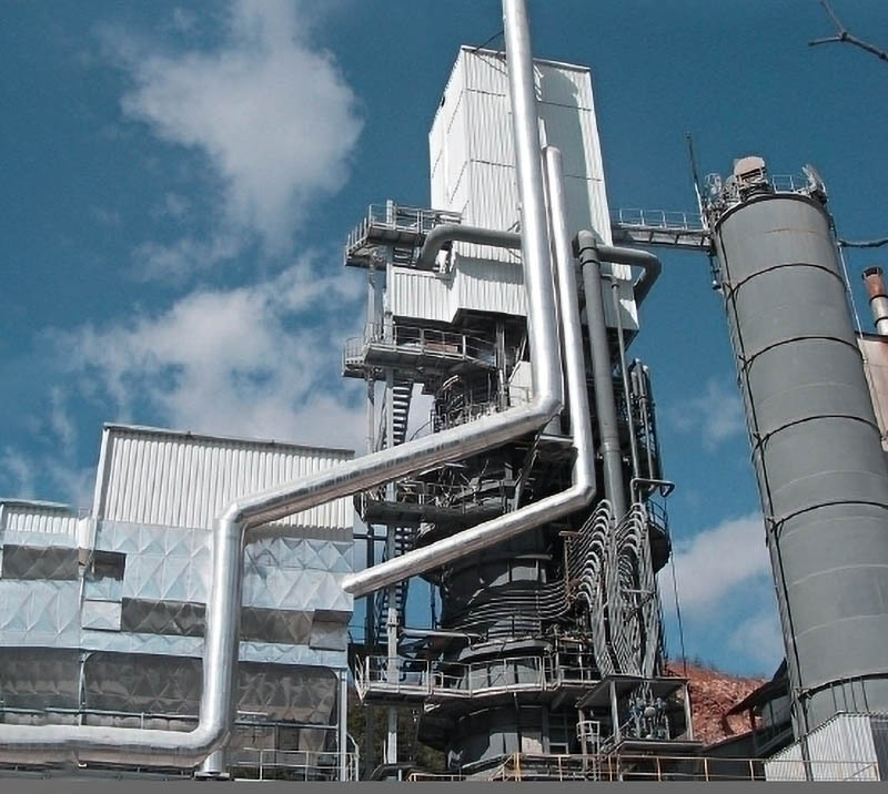 雙膛機(jī)械化石灰窯